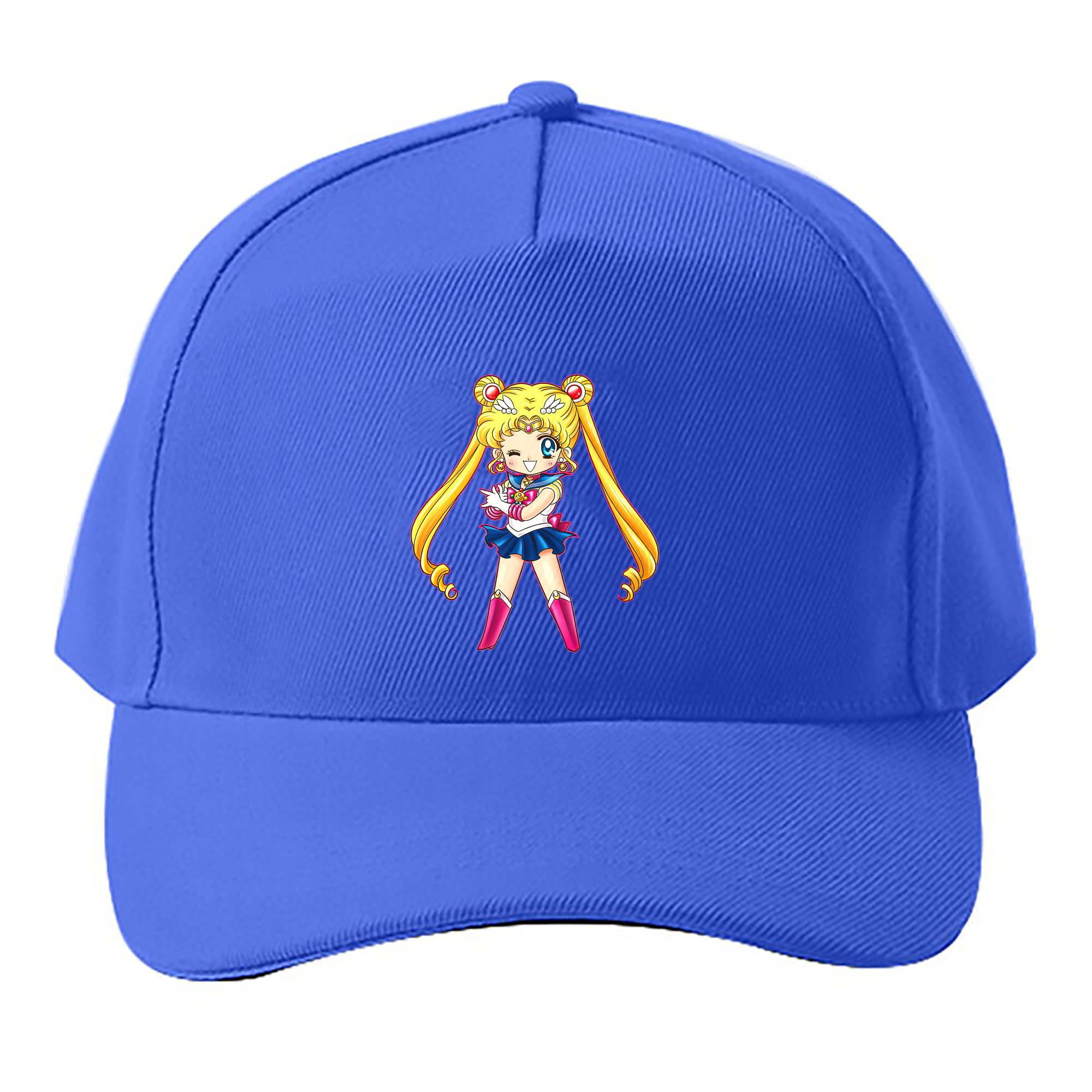 （画像用） 美少女戦士セーラームーン 月野 うさぎ つきの うさぎ Sailor Moon Tsukino Usagi ベースボールキャップ 綿100％ 男女兼用 帽子 スポーツ